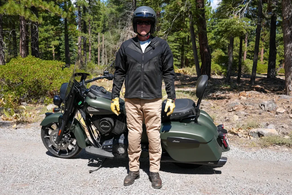 Pando Moto Robby Slim Jeans Review: Full body view front
