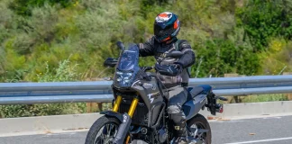 2026 Yamaha Ténéré 700 Commuter Review: Urban Adventuring 2026 Yamaha Ténéré 700 Commuter Review: Riding down a highway on a motorcycle