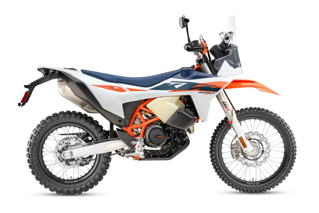 right side view of 2027 KTM 690 Rally