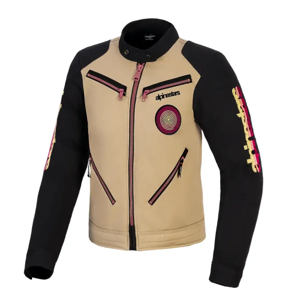 The front of the Alpinestars Stella Grace Jacket. Stock photo.