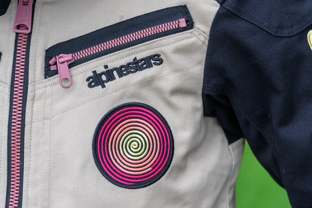 Alpinestars Stella Grace Jacket has vintage styling, including the Oscar Spiral