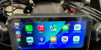 CPMC X6 Review: Motorcycle CarPlay With Rough Edges CPMC X6 Review: Unit mounted on Triumph motorcycle
