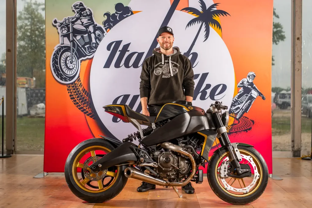 Custom motorcycle show winner