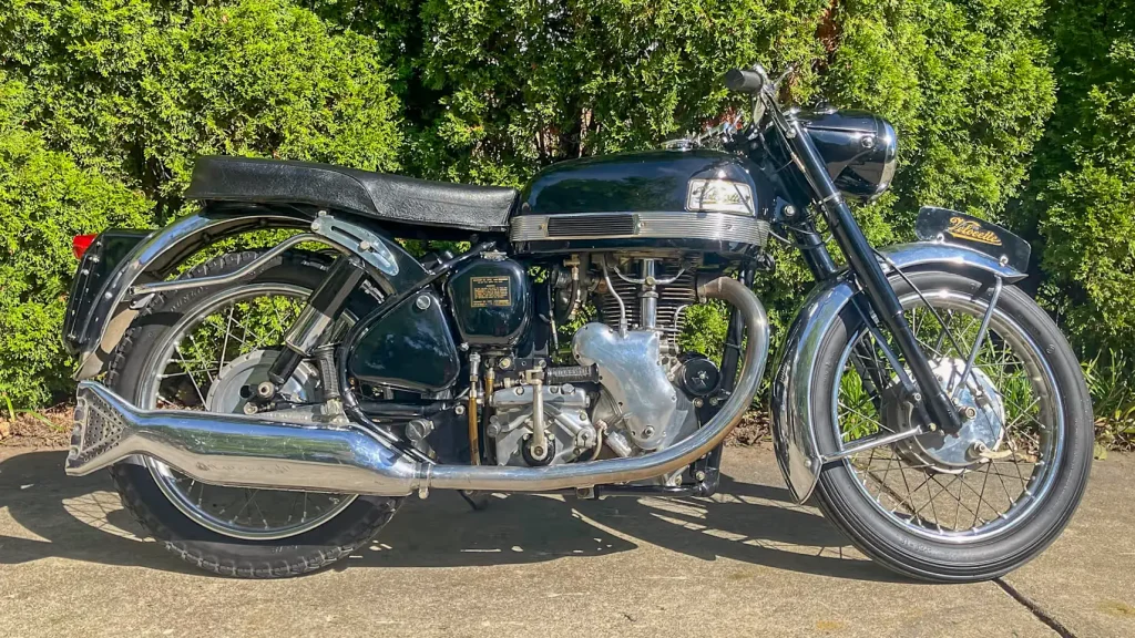 Mecum Las Vegas Motorcycles 2027 First Look: 1966 Velocette Venom right side profile