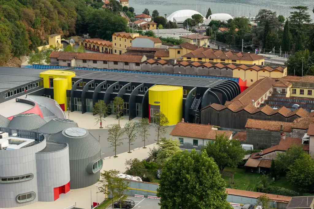 New Moto Guzzi campus designed by Architect Greg Lynn: New Moto Guzzi Factory and Museum Open in Mandello del Lario