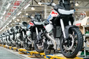New Moto Guzzi Factory assembly line