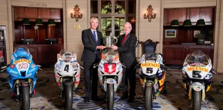 Padgett’s Motorcycles Wins Royal Automobile Club Torrens Trophy Duncan Wiltshire, Chairman Royal Automobile Club presenting Torrens Trophy to Clive Padgett, of Padgett Motorcycles.