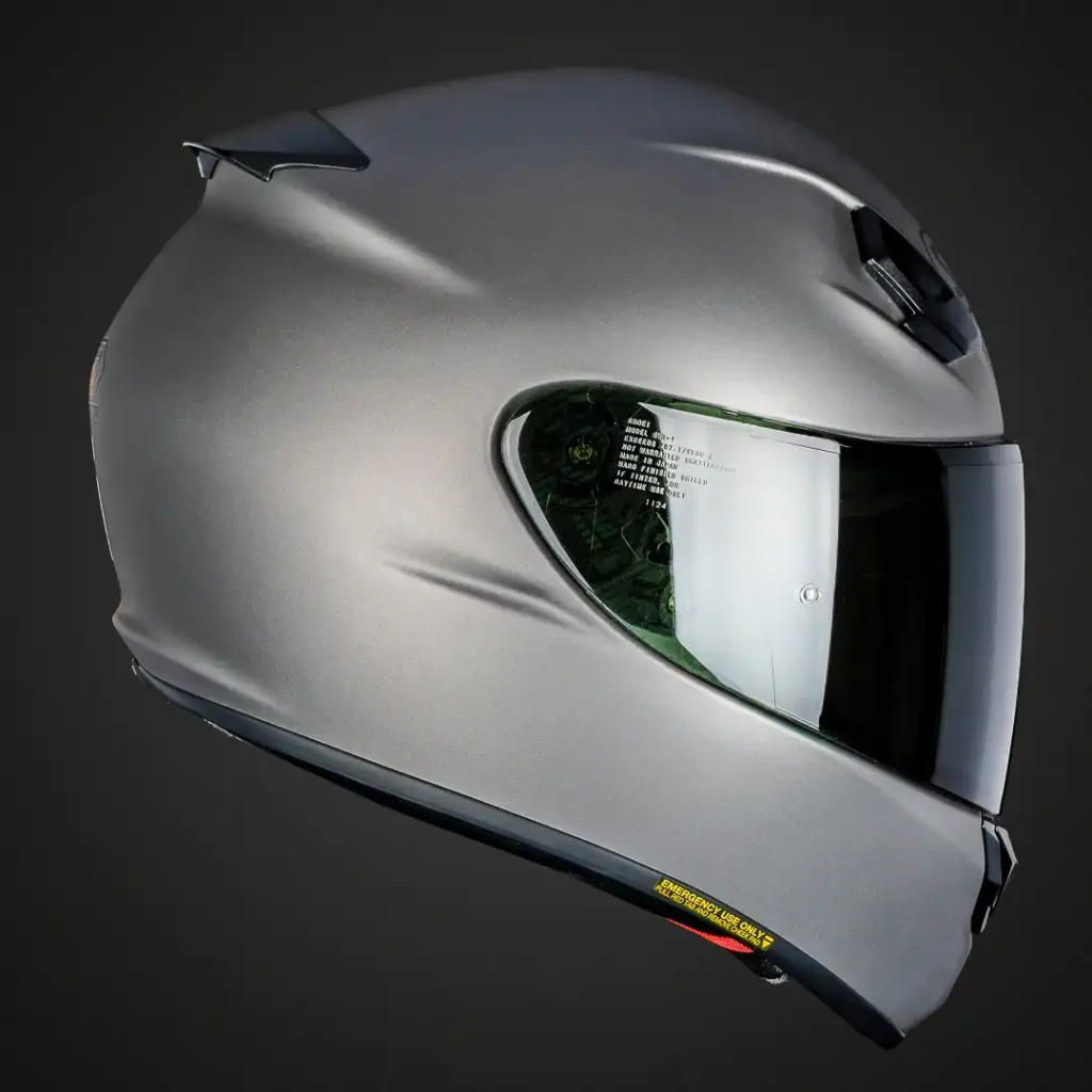 Shoei RF-SR2 Helmet Review: Right profile view