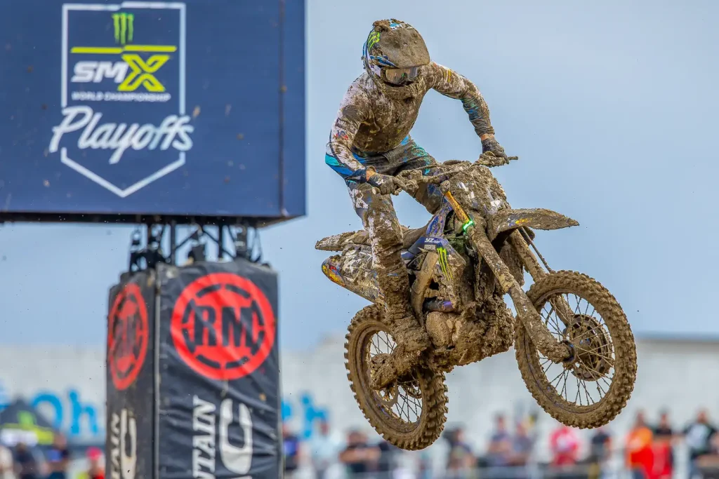 Haiden Deegan led all but one lap at the 2026 SMX Playoff 1 in Columbus, Ohio