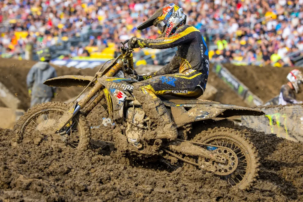 Ken Roczen went 2-2 at the 2026 SMX Playoff 1.