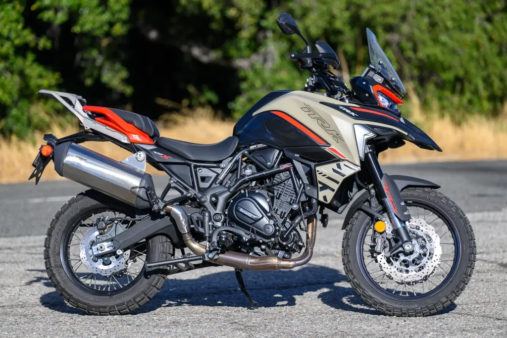 2026 Benelli TRK 702X Review: Right side profile static