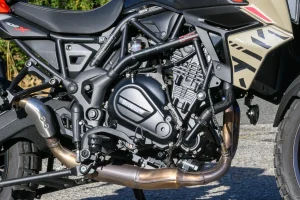 2026 Benelli TRK 702X parallel twin engine right side