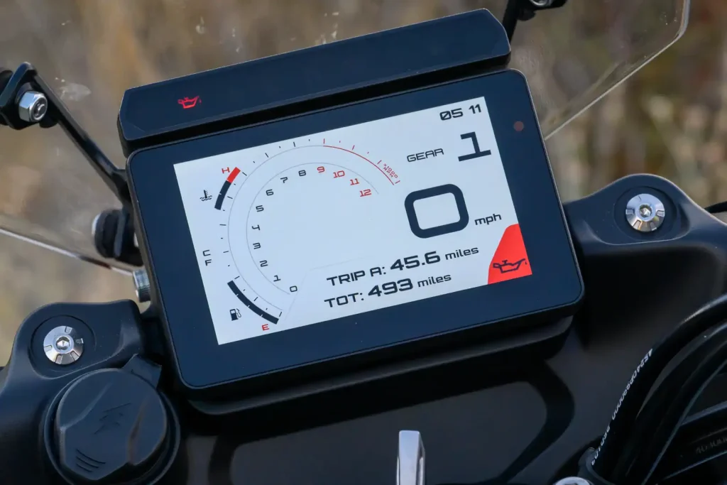TFT Dash on an ADV bike
