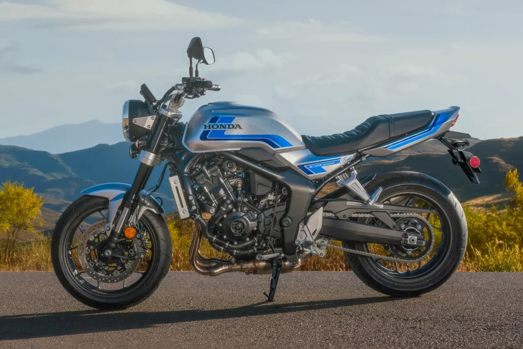 Left side on-location profile of the 2026 Honda CB1000F
