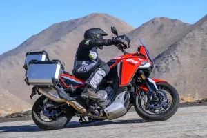 Riding the 2026 Moto Morini X-Cape 1200 through the mountains for a review