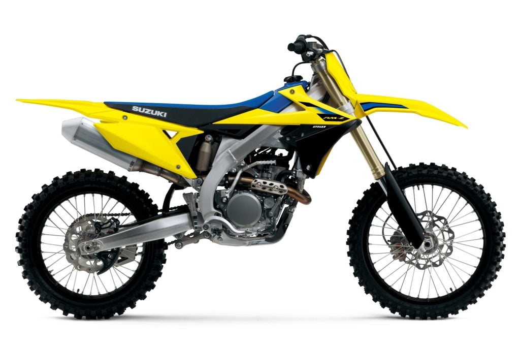 2027 Suzuki RM-Z250 right-side profile