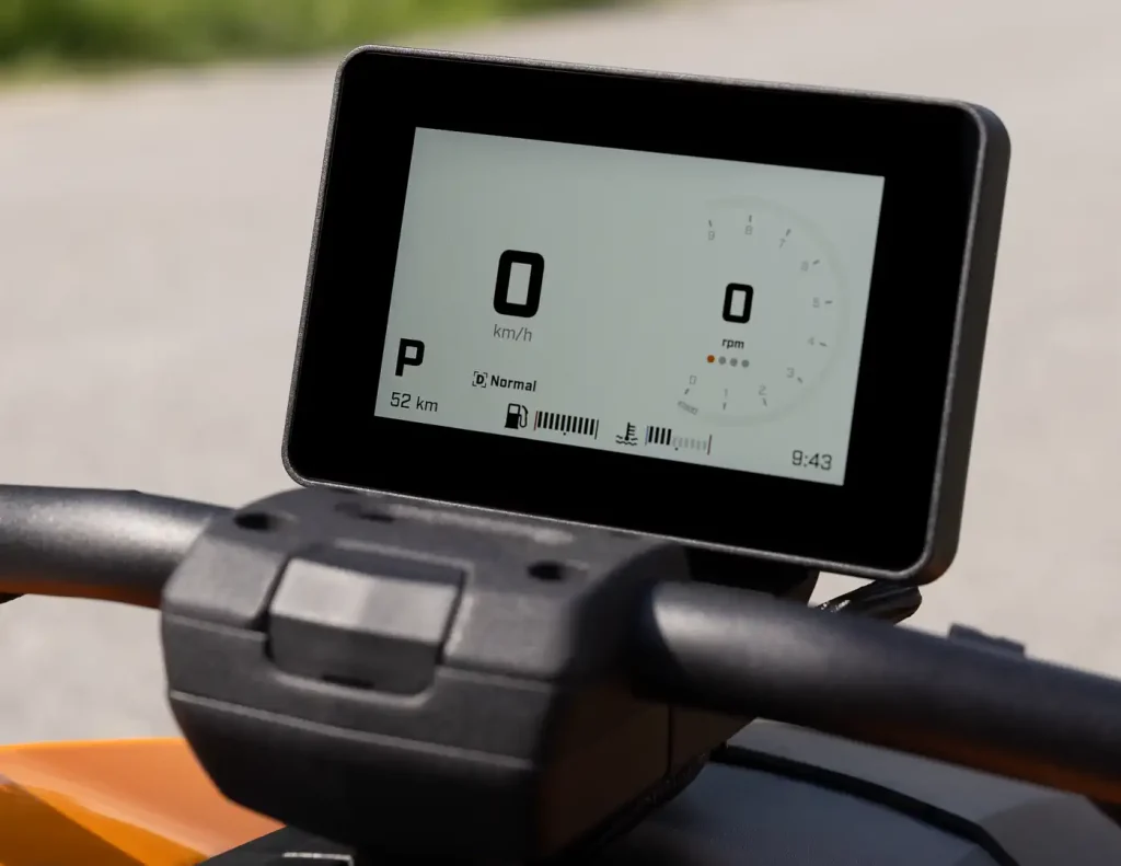 TFT Dash for a three-wheeler