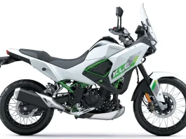 2027 Kawasaki KLE500 SE Smartride First Look: Two Clutches 2027 Kawasaki KLE500 SE Smartride in the studio, right side profile