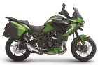 Right profile of the 2027 Kawasaki Versys 900 LT SE in the studio