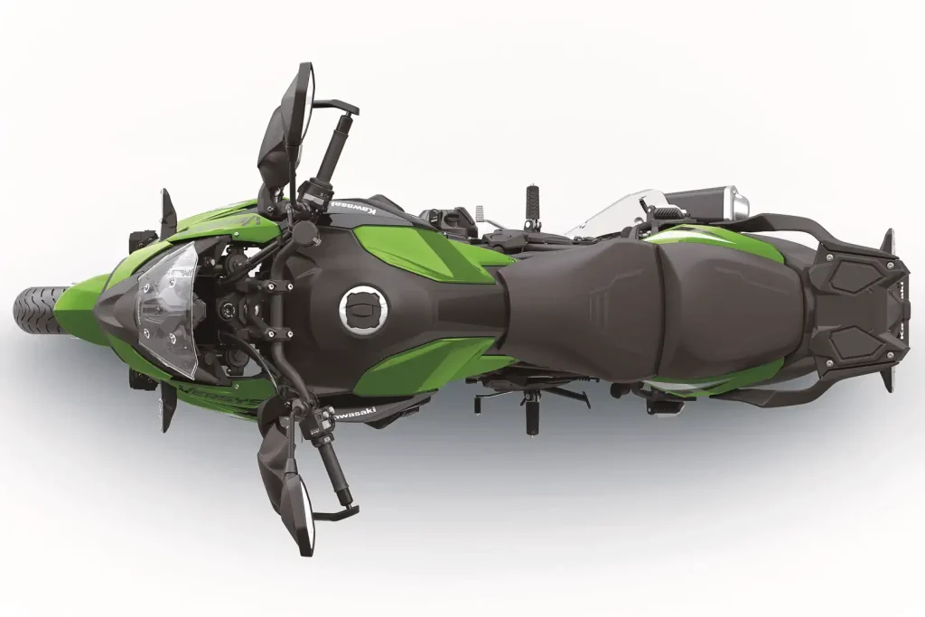 Top view of the 2027 Kawasaki Versys 900 LT SE