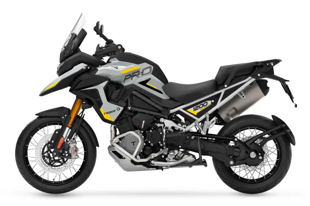 2027 Triumph Tiger 1200 Rally Pro left side profile