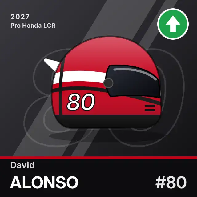 David Alonso helmet graphic