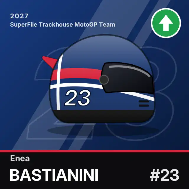 Enea Bastianni helmet graphic