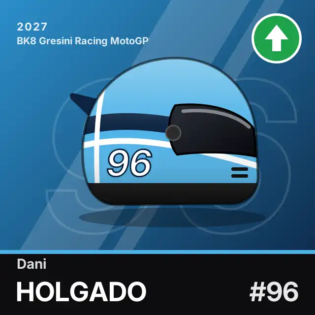 Dani Holgado helmet graphic
