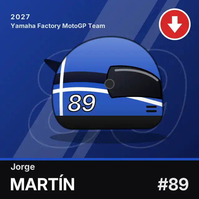 Jorge Martin helmet graphic